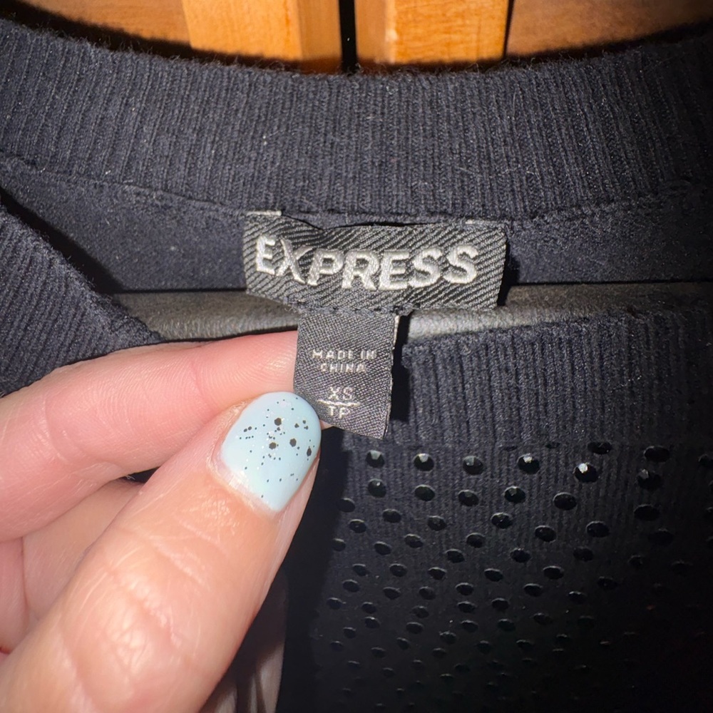 Express Rhinestone sweater. - Picture 2 of 4